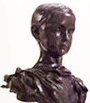 P. Claudel à 13 ans, Buste de Camille Claudel