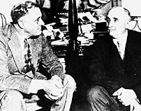 Claudel et Roosevelt en 1933 Claudel et Roosevelt en 1933